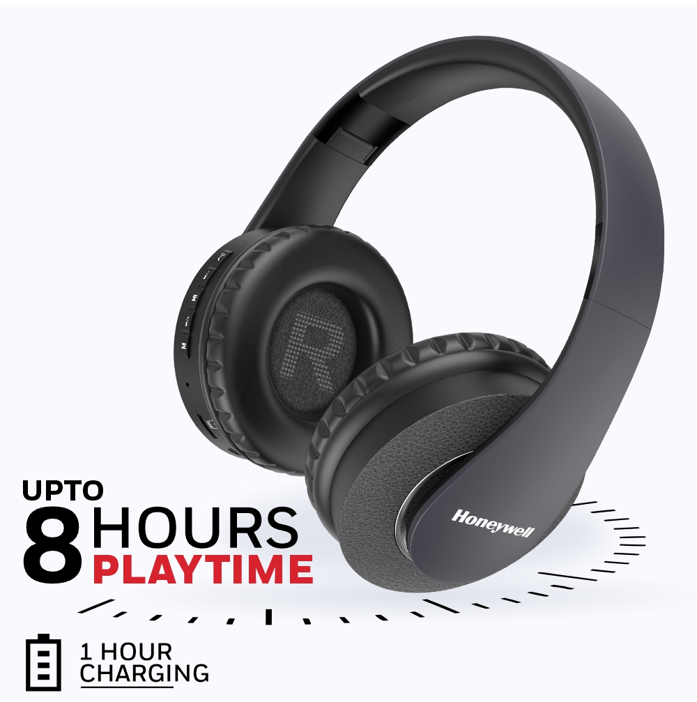 Honeywell Suono P20 Bluetooth Over-Ear Wireless Headphone- Black