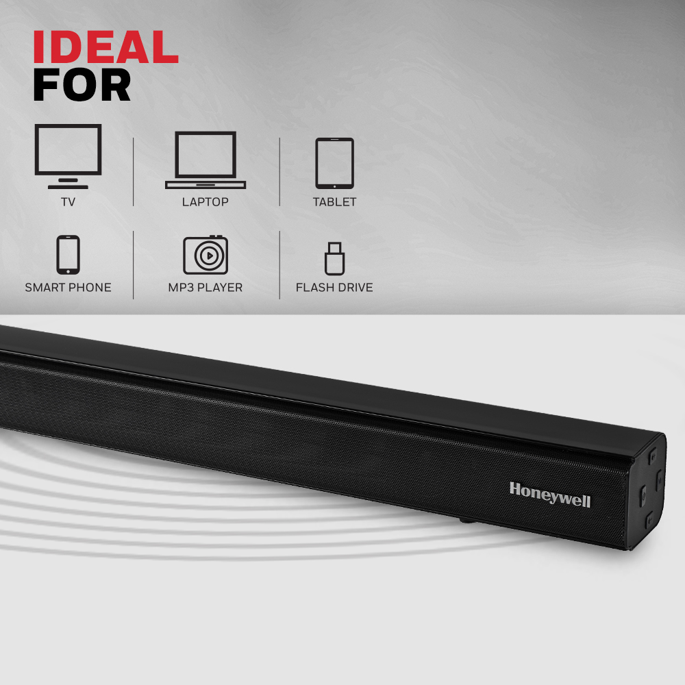 Honeywell Suono P2000, 60W Wireless Bluetooth Soundbar 