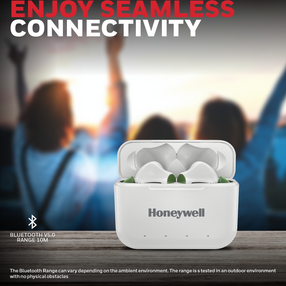 Honeywell Moxie V1000 Truly Wireless Bluetooth Earbuds– Olive Green