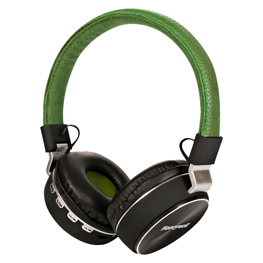 Honeywell Moxie V10 Bluetooth V5.0 On-Ear Wireless Headphone- Olive Green