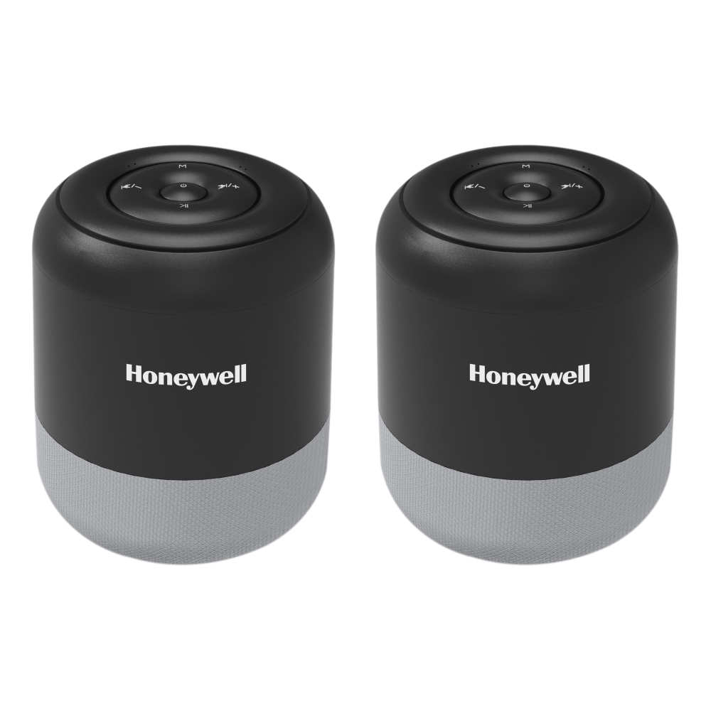 Honeywell Trueno U100 Wireless Duo Bluetooth Speaker, 5Wx2 -Grey