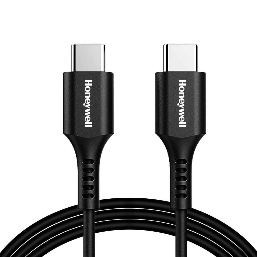 Honeywell USB 2.0 Type C to Type C Silicone Fast Charging Cable PD 60W, QC 3.0, 6 Feet/1.8M 