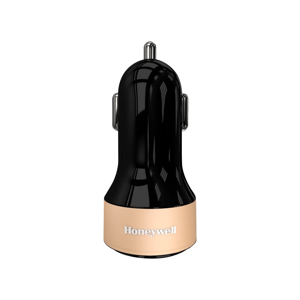 Honeywell Micro CLA 32W PD Smart Car Charger with Dual Output from Type C & USB A Port - Black