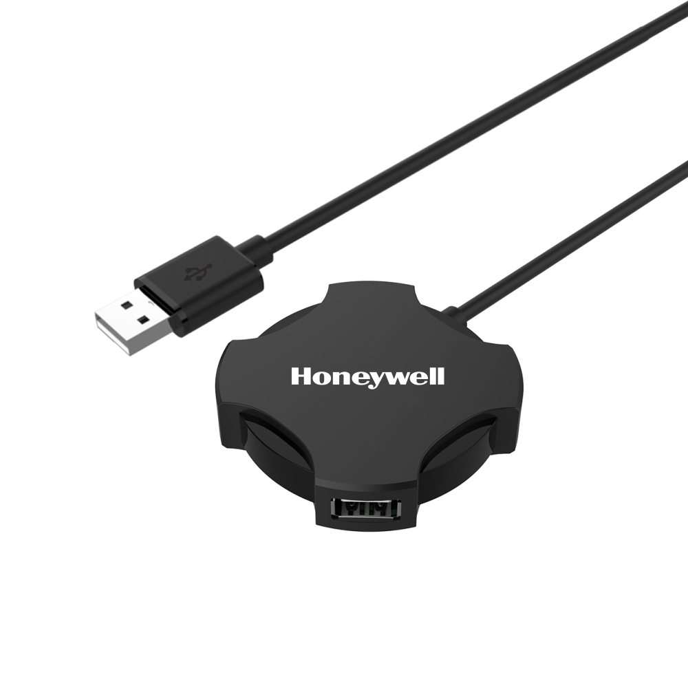 Honeywell 4-In-1 Ultra Slim USB Hub 2.0, 1.2 Meter Cable