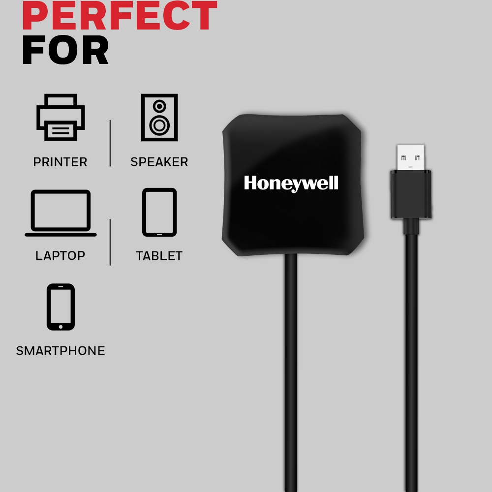 Honeywell Momentum 4-in-1 USB 3.0 Hub, 1.2 Meter Cable