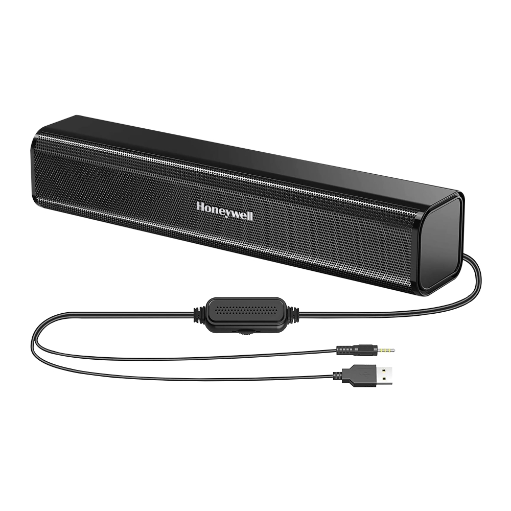 Honeywell Moxie V500, 10W Portable USB Wired Soundbar 